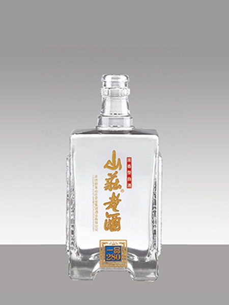 烤花玻璃酒瓶